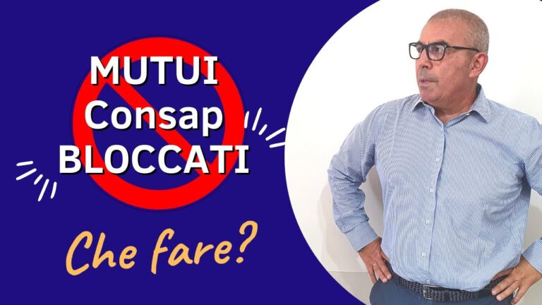 Mutui CONSAP bloccati: come difendersi e recuperare i soldi
