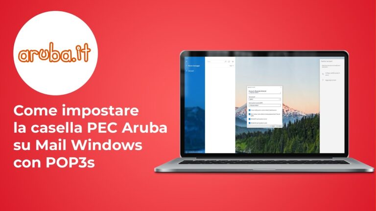 Aruba PEC: scarica l’app per gestire la posta certificata dal PC