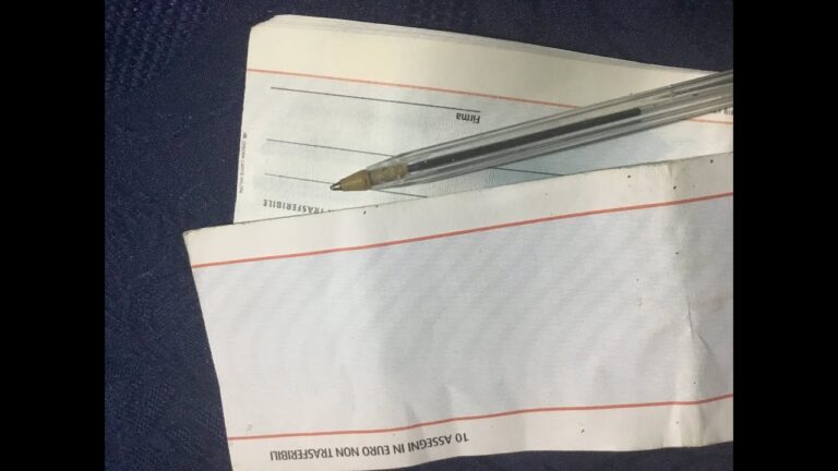 La Validità dell’Assegno Bancario: Tutti i Dettagli da Conoscere