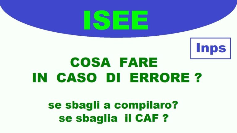 ISEE errato? Ecco come correggere l’errore e ottenere i benefici!