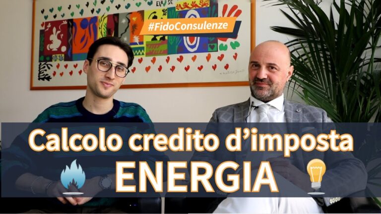 Risparmia energia e ottieni un credito d’imposta: il foglio di calcolo gratuito che ti aiuta!
