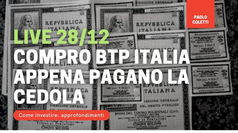 BTP 26 maggio 2026: l’opportunit&agrave; di investimento del decennio