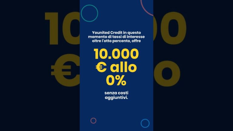 Ottieni 10.000 euro finanziamento a tasso zero: Un’opportunità imperdibile!