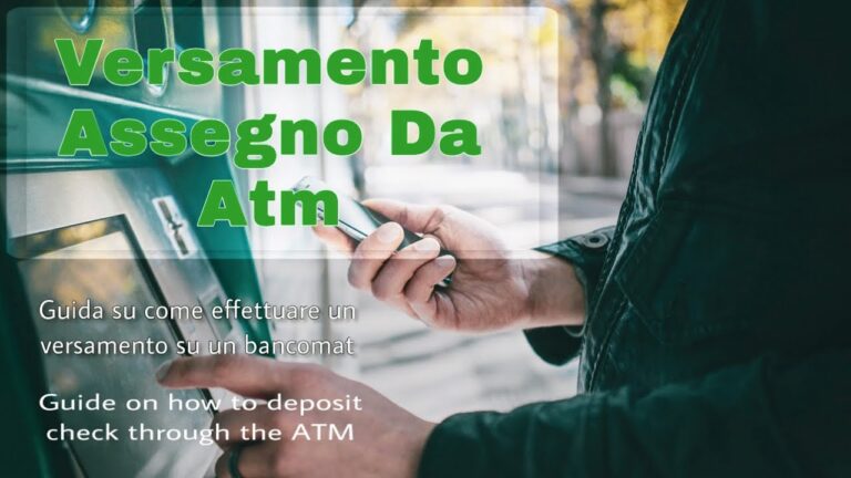 Come Versare un Assegno al Bancomat Intesa San Paolo